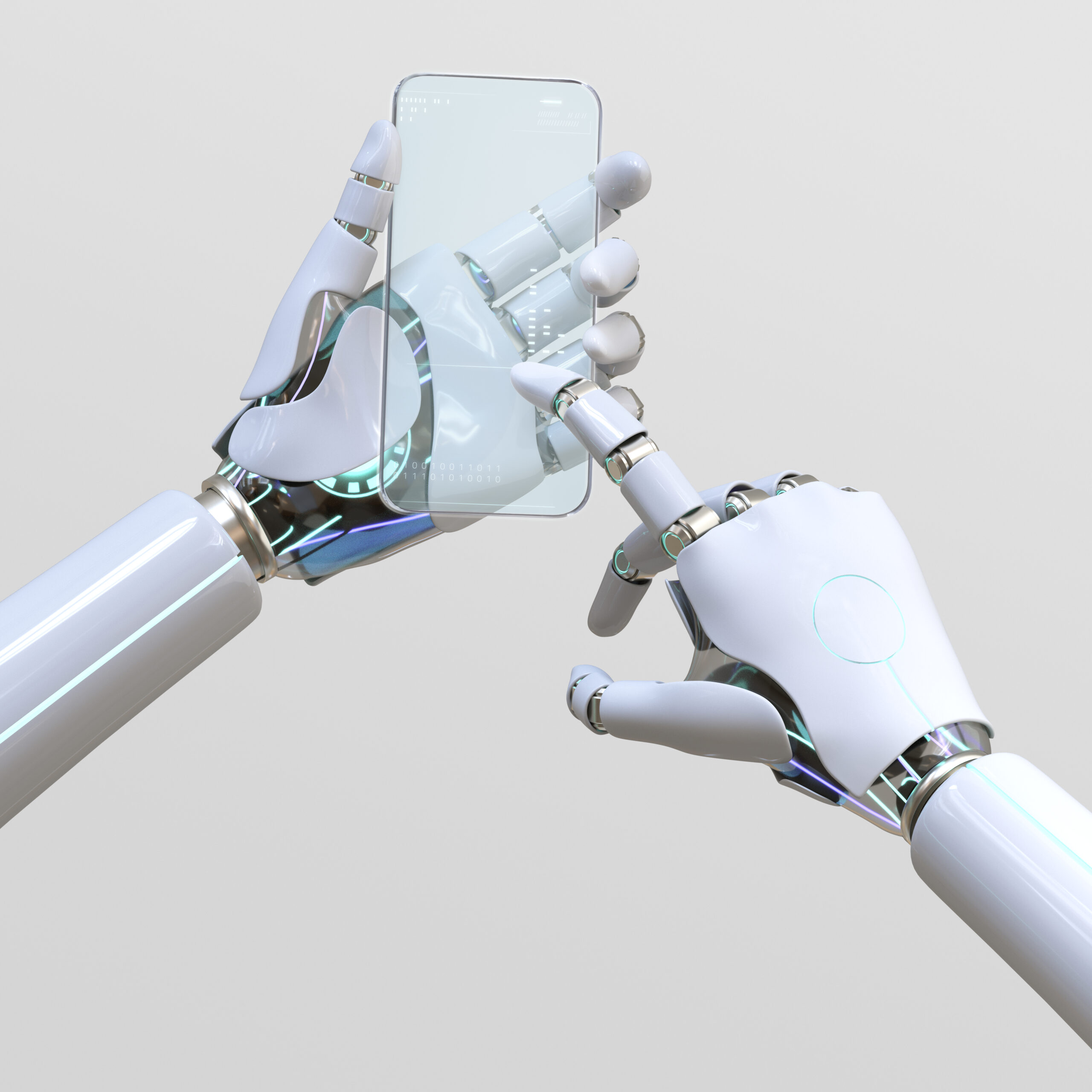 Smartphone artificial intelligence, futuristic communication network technology